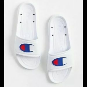 CHAMPION Men's Hydro-C Slide Sandals White Slides